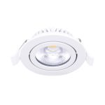 Noxion LED Adjustable Slim Spot White 6W 550lm - 930 Warm White | Cutout 75mm - IP54 - Best Colour Rendering  Noxion LED Adjustable Slim Spot White 6W 550lm - 930 Warm White | Cutout 75mm - IP54 - Best Colour Rendering