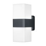 Ledvance Smart+ Wifi Wall Light Grey Up & Down - Outdoor - 13.5W 950lm - 830 Warm White | RGBW - Dimmable Ledvance Smart+ Wifi Wall Light Grey Up & Down - Outdoor - 13.5W 950lm - 830 Warm White | RGBW - Dimmable