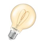 Osram Vintage 1906 LED E27 Globe Filament Heart Gold 8W 806lm - 922 Extra Warm White | Best Colour Rendering - Dimmable - Replaces 60W Osram Vintage 1906 LED E27 Globe Filament Heart Gold 8W 806lm - 922 Extra Warm White | Best Colour Rendering - Dimmable - Replaces 60W