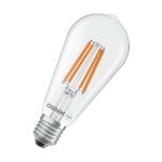 Osram LED Lamps E27 Edison Filament Clear 2.2W 470lm - 827 Extra Warm White | Replaces 40W Osram LED Lamps E27 Edison Filament Clear 2.2W 470lm - 827 Extra Warm White | Replaces 40W