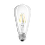Ledvance Classic LED E27 Edison Filament Clear 5.8W 806lm - 927 Extra Warm White | Best Colour Rendering - Dimmable - Replaces 60W Ledvance Classic LED E27 Edison Filament Clear 5.8W 806lm - 927 Extra Warm White | Best Colour Rendering - Dimmable - Replaces 60W