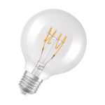 Osram Vintage 1906 LED E27 Globe Filament Clear Slim 4.8W 470lm - 827 Extra Warm White | Dimmable - Replaces 40W Osram Vintage 1906 LED E27 Globe Filament Clear Slim 4.8W 470lm - 827 Extra Warm White | Dimmable - Replaces 40W