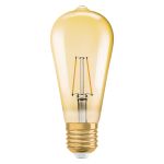Ledvance  Vintage 1906 LED E27 Pear Gold 2.5W 220lm - 824 Extra Warm White | Replaces 22W Ledvance  Vintage 1906 LED E27 Pear Gold 2.5W 220lm - 824 Extra Warm White | Replaces 22W