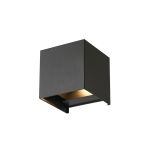 D'Lite LED Wall Light Elingen Aluminium Black 4.9W 480lm - 830 Warm White D'Lite LED Wall Light Elingen Aluminium Black 4.9W 480lm - 830 Warm White