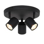 D'Lite Spot Trop Metal Sandy Black | Suitable For 3x GU10 D'Lite Spot Trop Metal Sandy Black | Suitable For 3x GU10