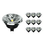Multipack 10x Noxion Lucent LED Spot GU10 AR111 12W 600lm 40D - 927 Extra Warm White | Best Colour Rendering - Dimmable - Replaces 80W Multipack 10x Noxion Lucent LED Spot GU10 AR111 12W 600lm 40D - 927 Extra Warm White | Best Colour Rendering - Dimmable - Replaces 80W