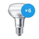 Multipack 6x Philips Corepro LED Spot E27 R80 8W 670lm 36D - 827 Extra Warm White | Replaces 100W Multipack 6x Philips Corepro LED Spot E27 R80 8W 670lm 36D - 827 Extra Warm White | Replaces 100W