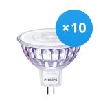 Multipack 10x Philips Master Value LED Spot GU5.3 MR16 5.8W 490lm 60D - 940 Cool White | Best Colour Rendering - Dimmable - Replaces 35W Multipack 10x Philips Master Value LED Spot GU5.3 MR16 5.8W 490lm 60D - 940 Cool White | Best Colour Rendering - Dimmable - Replaces 35W