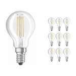 Multipack 10x Ledvance CLASSIC LED E14 Pear Filament Clear 4.2W 470lm - 927 Extra Warm White | Best Colour Rendering - Dimmable - Replaces 40W Multipack 10x Ledvance CLASSIC LED E14 Pear Filament Clear 4.2W 470lm - 927 Extra Warm White | Best Colour Rendering - Dimmable - Replaces 40W