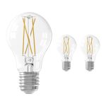 Multipack 3x Calex Smart Tuya Wifi E27 Pear Filament 7W 806lm - 818-830 Tunable White | Dimmable - Replaces 60W Multipack 3x Calex Smart Tuya Wifi E27 Pear Filament 7W 806lm - 818-830 Tunable White | Dimmable - Replaces 60W