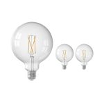 Multipack 3x Calex Smart Tuya Wifi E27 Globe Filament 7.5W 1055lm - 818-830 Tunable White | Dimmable - Replaces 75W  Multipack 3x Calex Smart Tuya Wifi E27 Globe Filament 7.5W 1055lm - 818-830 Tunable White | Dimmable - Replaces 75W