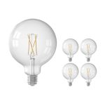 Multipack 5x Calex Smart Tuya Wifi E27 Globe Filament 7.5W 1055lm - 818-830 Tunable White | Dimmable - Replaces 75W  Multipack 5x Calex Smart Tuya Wifi E27 Globe Filament 7.5W 1055lm - 818-830 Tunable White | Dimmable - Replaces 75W