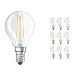 Multipack 10x Ledvance CLASSIC LED E14 Pear Filament Clear 2.5W 250lm - 827 Extra Warm White | Replaces 25W Multipack 10x Ledvance CLASSIC LED E14 Pear Filament Clear 2.5W 250lm - 827 Extra Warm White | Replaces 25W