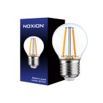 Noxion Lucent Lustre LED E27 Ball Filament Clear 2.5W 250lm - 827 Extra Warm White - Replaces 25W Noxion Lucent Lustre LED E27 Ball Filament Clear 2.5W 250lm - 827 Extra Warm White - Replaces 25W