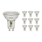 Multipack 10x Noxion LED Spot GU10 PAR16 3.6W 345lm 36D - 840 Cool White | Replaces 50W Multipack 10x Noxion LED Spot GU10 PAR16 3.6W 345lm 36D - 840 Cool White | Replaces 50W