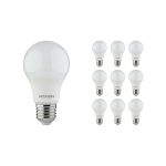 Multipack 10x Noxion Lucent Classic LED E27 Pear Frosted 4.9W 480lm - 840 Cool White | Replaces 40W Multipack 10x Noxion Lucent Classic LED E27 Pear Frosted 4.9W 480lm - 840 Cool White | Replaces 40W