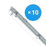 Multipack 10x Noxion LED Waterproof Batten Housing Poseidon V2.0 | Suitable for 1x150cm LED Tube Multipack 10x Noxion LED Waterproof Batten Housing Poseidon V2.0 | Suitable for 1x150cm LED Tube
