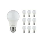 Multipack 10x Noxion Lucent Classic LED E27 Pear Frosted 8.5W 806lm - 827 Extra Warm White | Replaces 60W Multipack 10x Noxion Lucent Classic LED E27 Pear Frosted 8.5W 806lm - 827 Extra Warm White | Replaces 60W