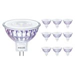 Multipack 10x Philips Master Value LED Spot GU5.3 MR16 7.5W 621lm 60D - 927 Extra Warm White | Best Colour Rendering - Dimmable - Replaces 50W Multipack 10x Philips Master Value LED Spot GU5.3 MR16 7.5W 621lm 60D - 927 Extra Warm White | Best Colour Rendering - Dimmable - Replaces 50W