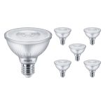 Multipack 6x Philips Master Value LED Bulb Reflector E27 PAR30 9.5W 820lm 25D - 940 Cool White | Best Colour Rendering - Dimmable - Replaces 75W Multipack 6x Philips Master Value LED Bulb Reflector E27 PAR30 9.5W 820lm 25D - 940 Cool White | Best Colour Rendering - Dimmable - Replaces 75W