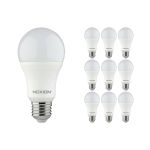 Multipack 10x Noxion Lucent Classic LED E27 Pear Frosted 9.5W 1055lm - 827 Extra Warm White | Replaces 75W Multipack 10x Noxion Lucent Classic LED E27 Pear Frosted 9.5W 1055lm - 827 Extra Warm White | Replaces 75W