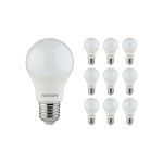 Multipack 10x Noxion Lucent Classic LED E27 Pear Frosted 8.5W 806lm - 830 Warm White | Replaces 60W Multipack 10x Noxion Lucent Classic LED E27 Pear Frosted 8.5W 806lm - 830 Warm White | Replaces 60W