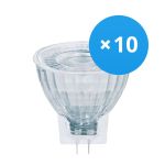 Multipack 10x Ledvance Performance LED Spot Reflector GU4 MR11 4.5W 345lm 36D - 927 Extra Warm White | Best Colour Rendering - Dimmable - Replaces 35W Multipack 10x Ledvance Performance LED Spot Reflector GU4 MR11 4.5W 345lm 36D - 927 Extra Warm White | Best Colour Rendering - Dimmable - Replaces 35W