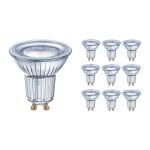 Multipack 10x Ledvance Performance LED Spot Reflector GU10 PAR16 4.3W 350lm 120D - 830 Warm White | Replaces 30W Multipack 10x Ledvance Performance LED Spot Reflector GU10 PAR16 4.3W 350lm 120D - 830 Warm White | Replaces 30W