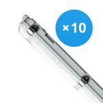 Multipack 10x Noxion LED Waterproof Batten Poseidon V3.0 18-30W 2340-4200lm - 830-865 CCT | 120cm - Through Wiring (5x2.5mm2) Multipack 10x Noxion LED Waterproof Batten Poseidon V3.0 18-30W 2340-4200lm - 830-865 CCT | 120cm - Through Wiring (5x2.5mm2)