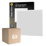 Multipack 6x LED Panel Backlit 36W 3240lm - 840 Cool White | 60x60cm - UGR <22 Multipack 6x LED Panel Backlit 36W 3240lm - 840 Cool White | 60x60cm - UGR <22