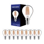 Multipack 10x Noxion Lucent Lustre LED E14 Ball Filament Clear 4.5W 470lm - 827 Extra Warm White | Dimmable - Replaces 40W Multipack 10x Noxion Lucent Lustre LED E14 Ball Filament Clear 4.5W 470lm - 827 Extra Warm White | Dimmable - Replaces 40W