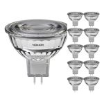 Multipack 10x Noxion LED Spot GU5.3 MR16 7.5W 621lm 36D - 827 Extra Warm White | Dimmable - Replaces 50W Multipack 10x Noxion LED Spot GU5.3 MR16 7.5W 621lm 36D - 827 Extra Warm White | Dimmable - Replaces 50W