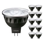 Multipack 10x Philips Master LED Spot GU5.3 MR16 7.5W 485lm 24D - 927 Extra Warm White | Best Colour Rendering - Dimmable - Replaces 50W Multipack 10x Philips Master LED Spot GU5.3 MR16 7.5W 485lm 24D - 927 Extra Warm White | Best Colour Rendering - Dimmable - Replaces 50W