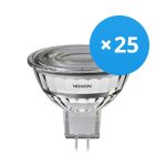 Multipack 25x Noxion LED Spot GU5.3 MR16 7.5W 621lm 60D - 827 Extra Warm White | Dimmable - Replaces 50W Multipack 25x Noxion LED Spot GU5.3 MR16 7.5W 621lm 60D - 827 Extra Warm White | Dimmable - Replaces 50W