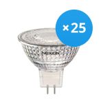 Multipack 25x Noxion LED Spot GU5.3 MR16 4.4W 345lm 12V 36D - 827 Extra Warm White | Dimmable - Replaces 35W Multipack 25x Noxion LED Spot GU5.3 MR16 4.4W 345lm 12V 36D - 827 Extra Warm White | Dimmable - Replaces 35W