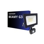 Noxion LED Floodlight Beamy G3 30W 3300lm 110D - 830 Warm White | IP65 - Motion and Light Sensor - Symmetrical Noxion LED Floodlight Beamy G3 30W 3300lm 110D - 830 Warm White | IP65 - Motion and Light Sensor - Symmetrical