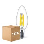 Multipack 10x Philips MASTER LED E14 Candle Filament Clear 5.9W 806lm - 922-927 Dim To Warm | Best Colour Rendering - Dimmable - Replaces 60W Multipack 10x Philips MASTER LED E14 Candle Filament Clear 5.9W 806lm - 922-927 Dim To Warm | Best Colour Rendering - Dimmable - Replaces 60W