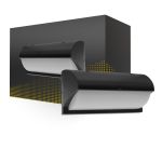 LED Bulkhead Black 12W 1200lm - 840 Cool White | IP54