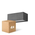 Multipack 4x D'Lite Bello Wall Light Black Up & Down 12W 850lm - 830 Warm White| IP54 Multipack 4x D'Lite Bello Wall Light Black Up & Down 12W 850lm - 830 Warm White| IP54