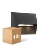 Multipack 10x Nordlux Pontio Wall Light Aluminium Black | IP54 - Suitable for 2x GU10 Multipack 10x Nordlux Pontio Wall Light Aluminium Black | IP54 - Suitable for 2x GU10
