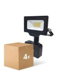 Multipack 4x Noxion LED Floodlight Beamy G3 10W 1100lm 100D - 840 Cool White | IP65 - Motion and Light Sensor - Symmetrical Multipack 4x Noxion LED Floodlight Beamy G3 10W 1100lm 100D - 840 Cool White | IP65 - Motion and Light Sensor - Symmetrical