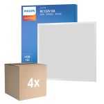 Multipack 4x Philips LED Panel CoreLine RC132V 26W 3400lm - 830 Warm White | 60x60cm - UGR <22 Multipack 4x Philips LED Panel CoreLine RC132V 26W 3400lm - 830 Warm White | 60x60cm - UGR <22