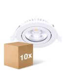 Multipack 10x Noxion LED Adjustable Slim Spot White Round 6W 350lm 60D - 920-930 Dim To Warm | 85mm - IP54 - Dimmable - Best Colour Rendering Multipack 10x Noxion LED Adjustable Slim Spot White Round 6W 350lm 60D - 920-930 Dim To Warm | 85mm - IP54 - Dimmable - Best Colour Rendering