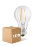 Multipack 10x Ledvance Classic LED E27 Pear Filament Clear 6.5W 806lm - 827 Extra Warm White | Replaces 60W Multipack 10x Ledvance Classic LED E27 Pear Filament Clear 6.5W 806lm - 827 Extra Warm White | Replaces 60W