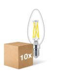 Multipack 10x Philips MASTER LED E14 Candle Filament Clear 2.5W 340lm - 922-927 Dim To Warm | Best Colour Rendering - Dimmable - Replaces 25W Multipack 10x Philips MASTER LED E14 Candle Filament Clear 2.5W 340lm - 922-927 Dim To Warm | Best Colour Rendering - Dimmable - Replaces 25W