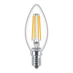 Multipack 10x Philips Corepro LED Candle E14 Filament Clear 6.5W 806lm - 827 Extra Warm White | Replaces 60W Multipack 10x Philips Corepro LED Candle E14 Filament Clear 6.5W 806lm - 827 Extra Warm White | Replaces 60W