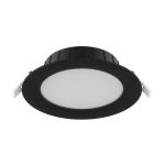 Noxion LED Downlight Hera Flat Recessed Black 15W 1500lm 80D - 827-830-840 CCT | 166mm - Cutout 144mm Noxion LED Downlight Hera Flat Recessed Black 15W 1500lm 80D - 827-830-840 CCT | 166mm - Cutout 144mm