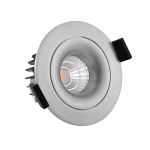 Noxion LED Spot Leda Tiltable Aluminium 6W 400lm 36D - 927 Extra Warm White | Cutout 83mm - IP44 - Best Colour Rendering - Dimmable Noxion LED Spot Leda Tiltable Aluminium 6W 400lm 36D - 927 Extra Warm White | Cutout 83mm - IP44 - Best Colour Rendering - Dimmable