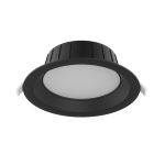 Noxion LED Downlight Hera Medium Recessed Black 15W 1500lm 80D - 827-830-840 CCT | 176mm - Cutout 150mm Noxion LED Downlight Hera Medium Recessed Black 15W 1500lm 80D - 827-830-840 CCT | 176mm - Cutout 150mm