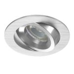 Noxion Recessed Spot Drome MR16 Tiltable Aluminium | Cutout 69mm - GU10 Socket Noxion Recessed Spot Drome MR16 Tiltable Aluminium | Cutout 69mm - GU10 Socket
